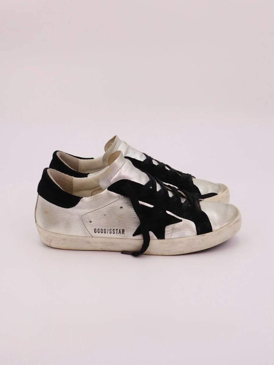 Golden Goose Superstar Silver