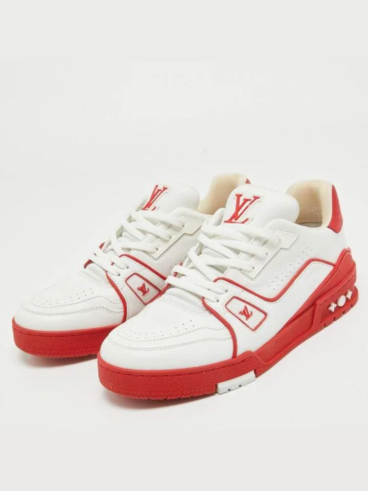 Louis Vuitton Trainer White N Red  - Imagen 1