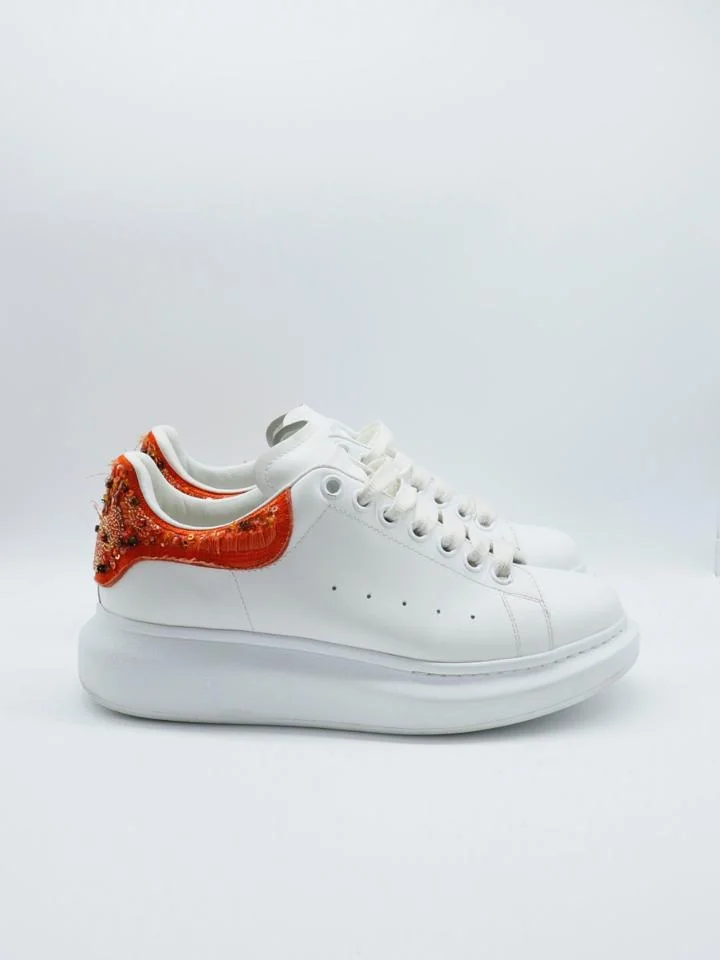 Alexander Mcqueen Orange Swarovski