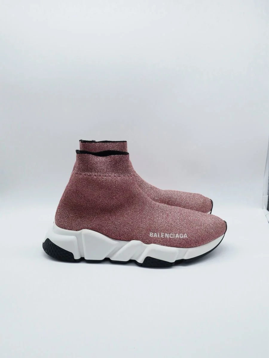 Balenciaga Speed Pink Glitter 