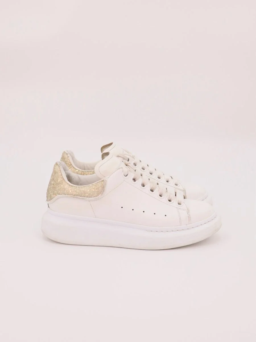 Alexander Mcqueen Gold Glitter 
