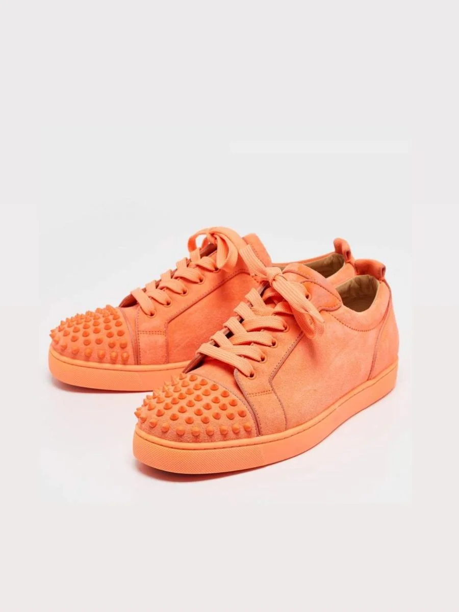 Louboutin Low Gamuza No Box  - Imagen 1