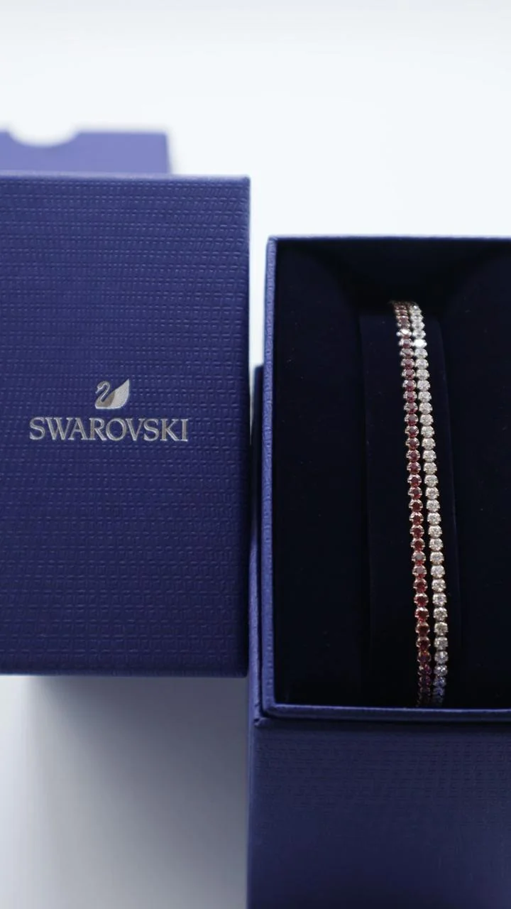 Pulsera Doble Swarovski 