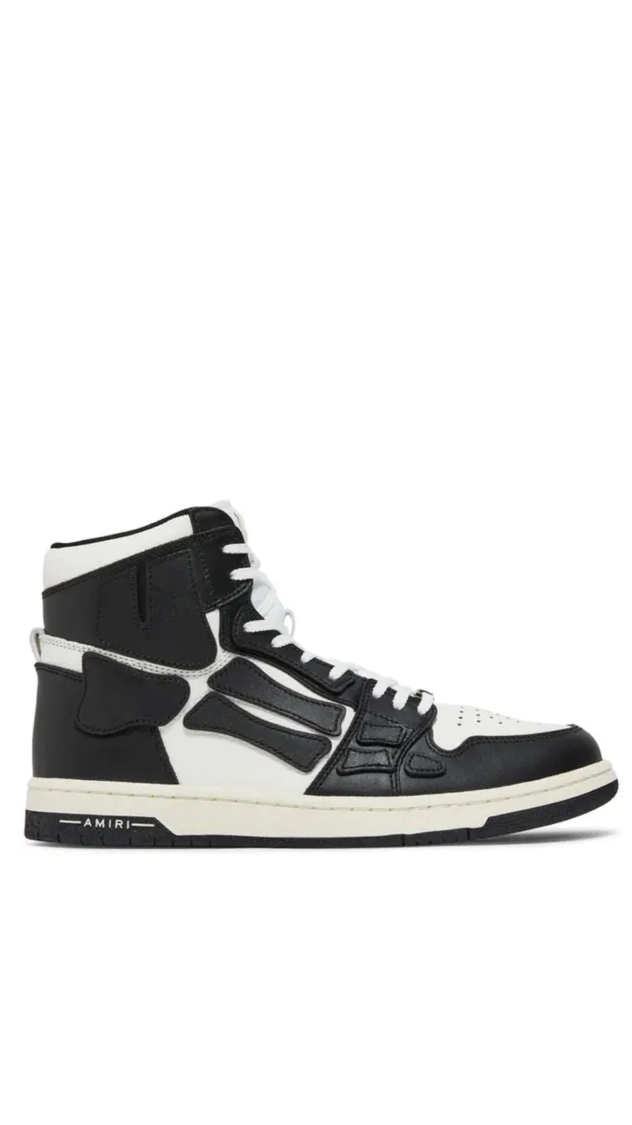 Amiri Skel Top High Black & White