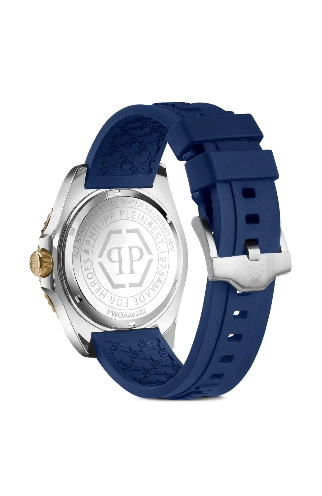 Philipp Plein The Skull Azul y Dorado - Imagen 2