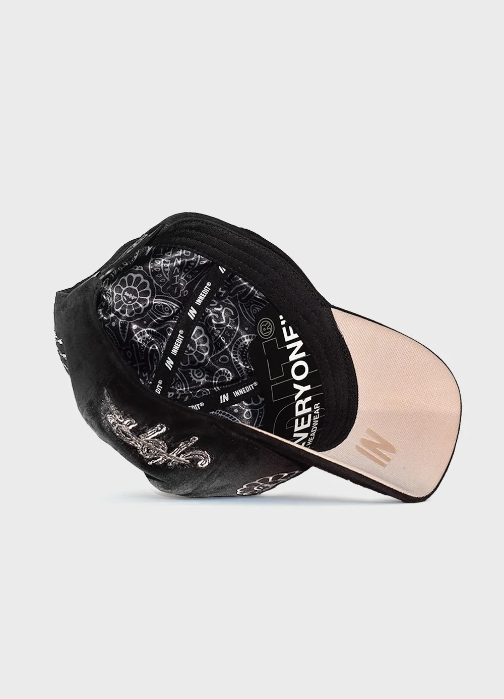  Innedith “Sad Flower” Black & Cream - Imagen 2