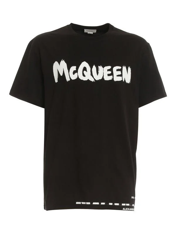 Playera Alexander McQueen Logo Script