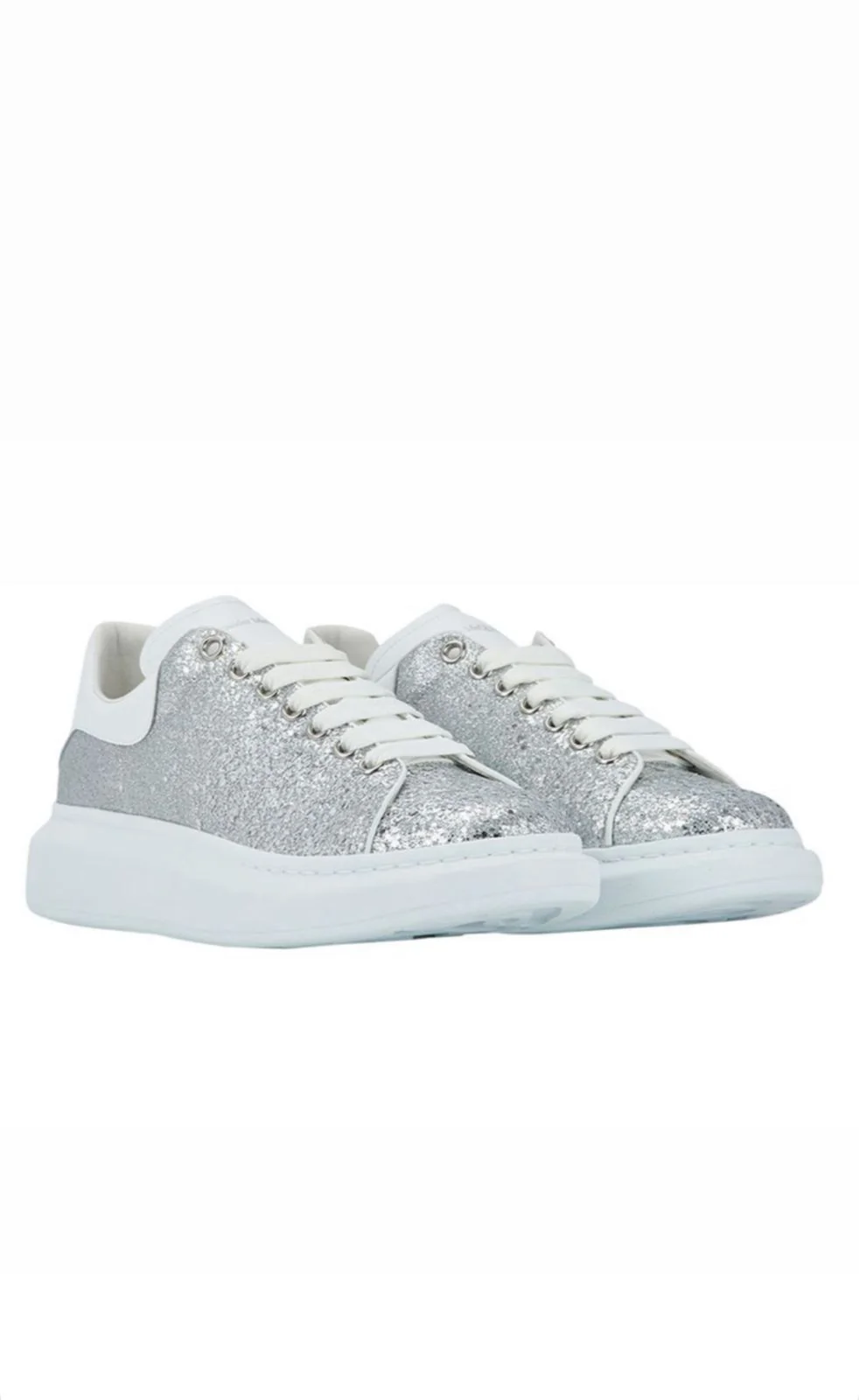 Alexander Mcqueen Silver Glitter  - Imagen 1