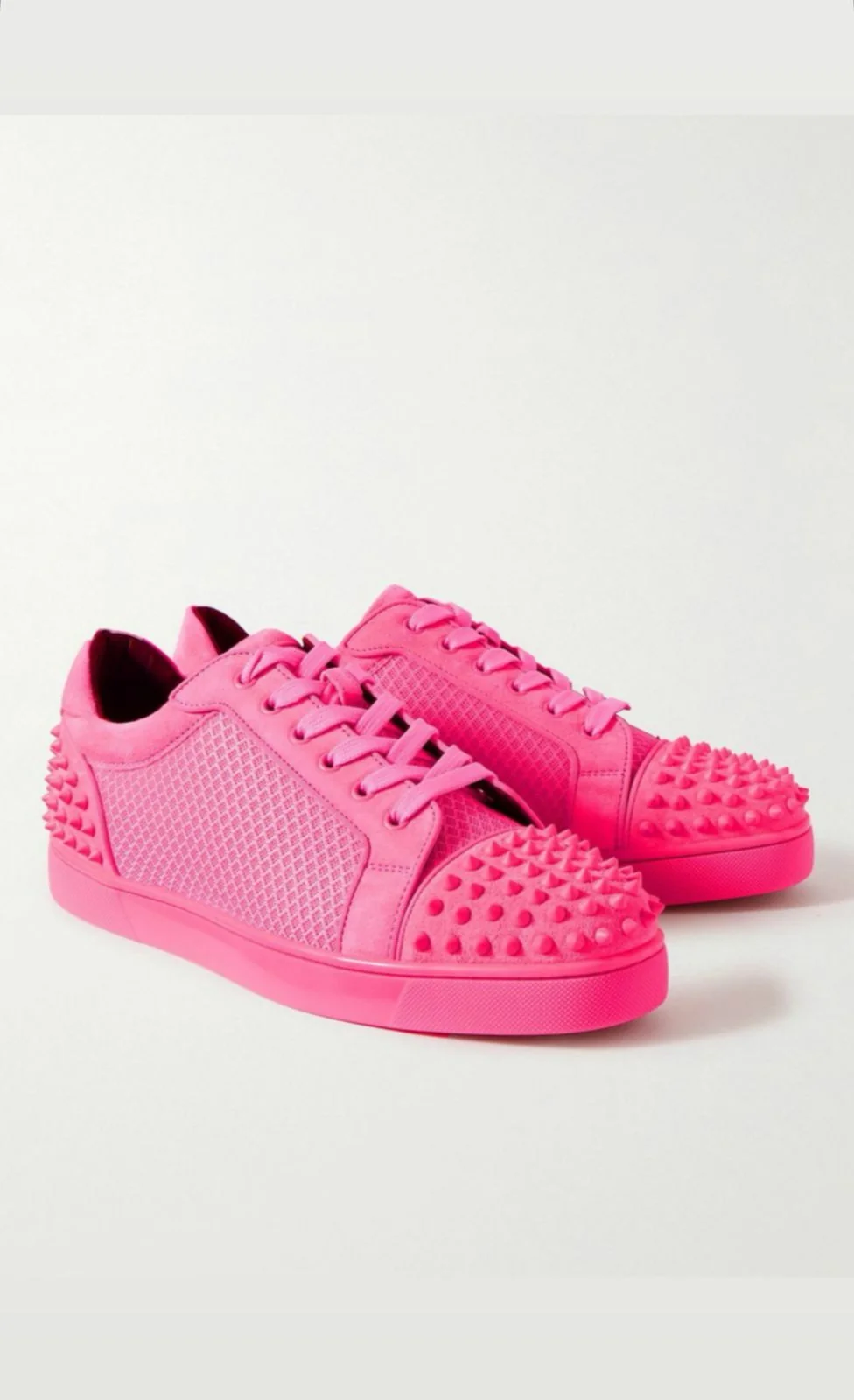 Louboutin Low Pink Spikes  - Imagen 1