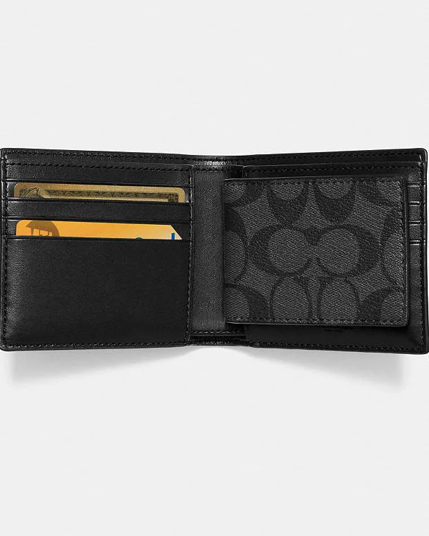 Cartera Coach Con Tarjetero  - Imagen 1