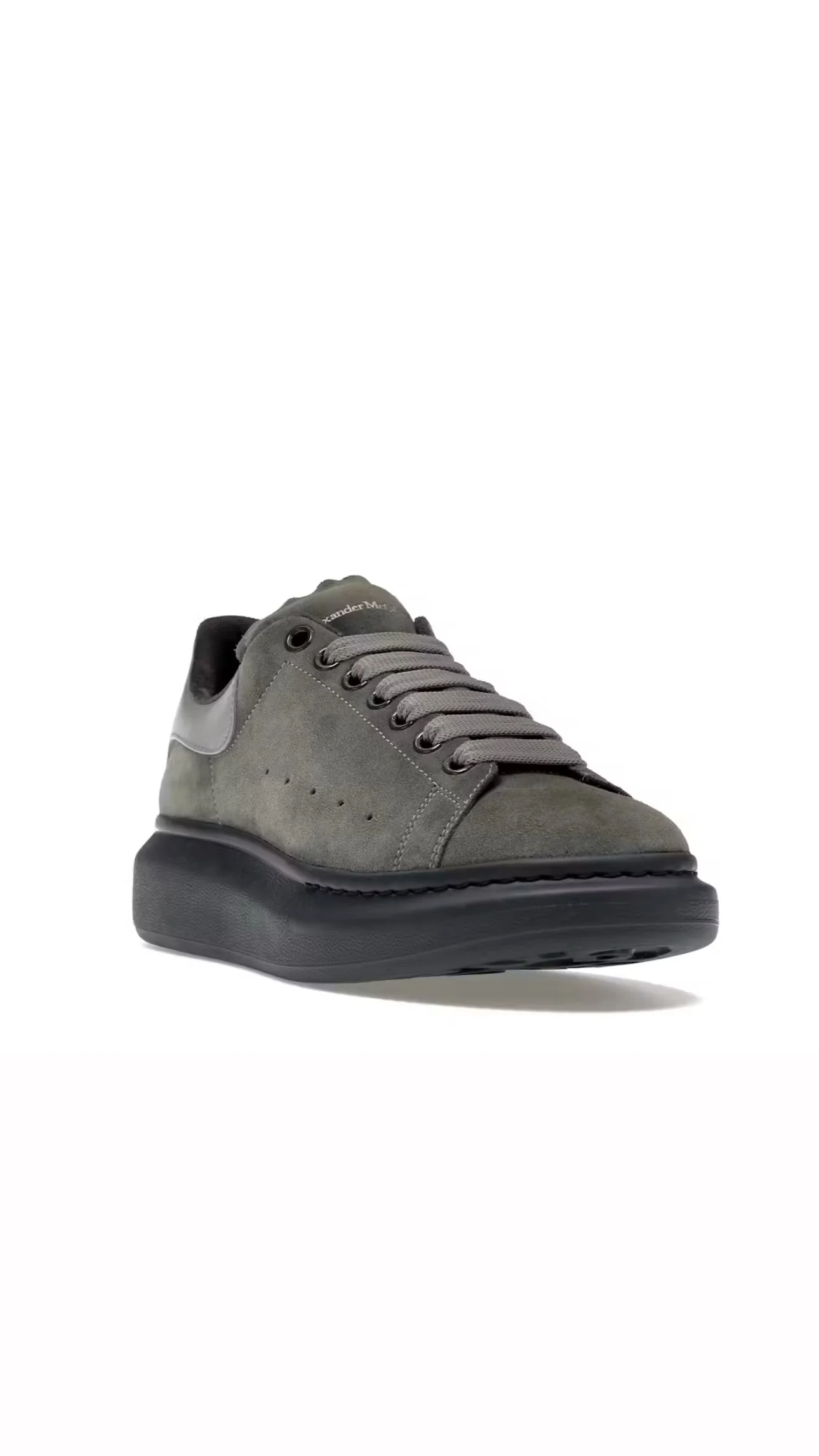 Alexander Mcqueen Grey Suede  - Imagen 1