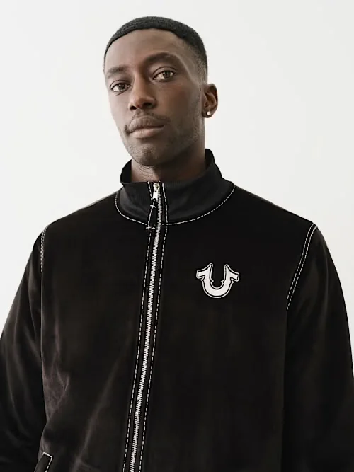 Sudadera Con Cierre Con Detalles Grises True Religion  - Imagen 1