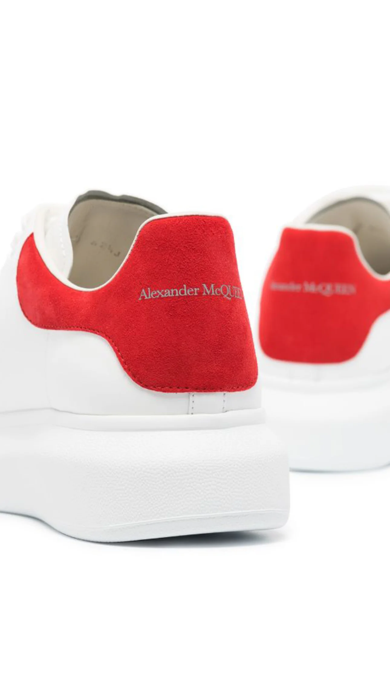 Alexander Mcqueen Red Suede  - Imagen 2