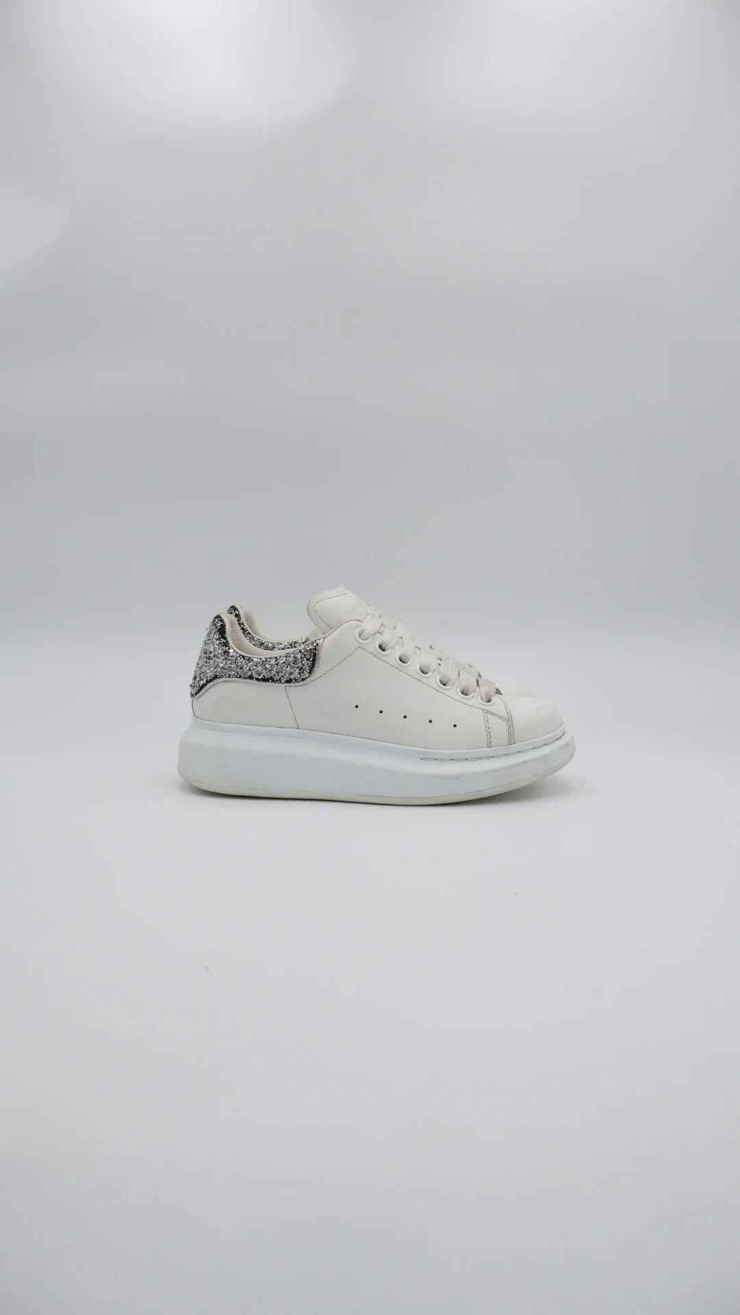 Mcqueen Silver Glitter 