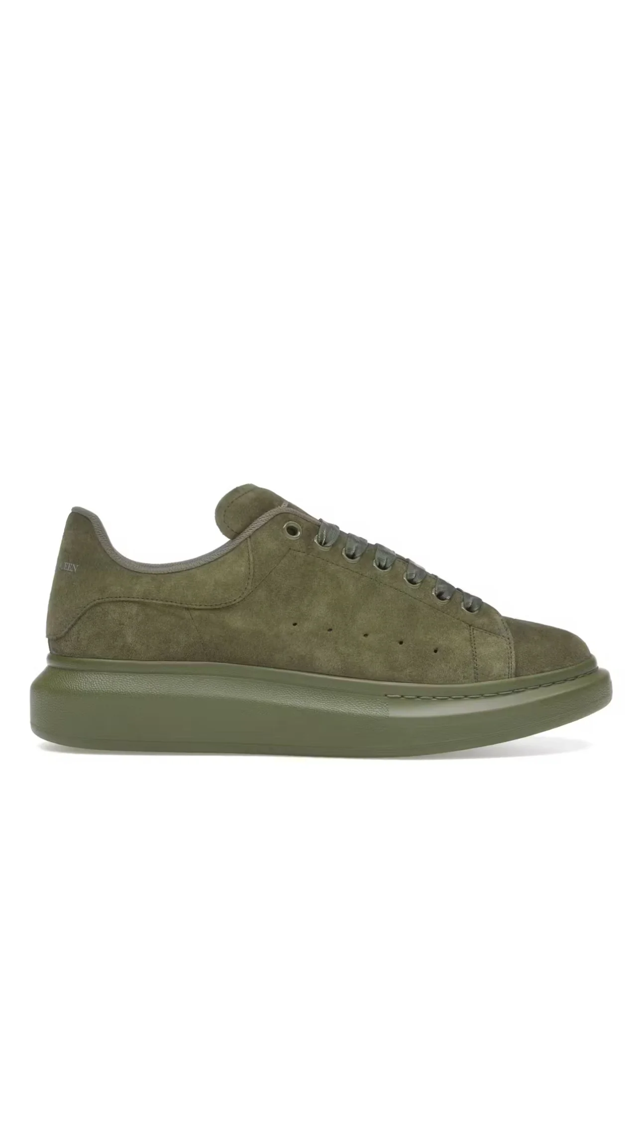 Mcqueen Green Suede