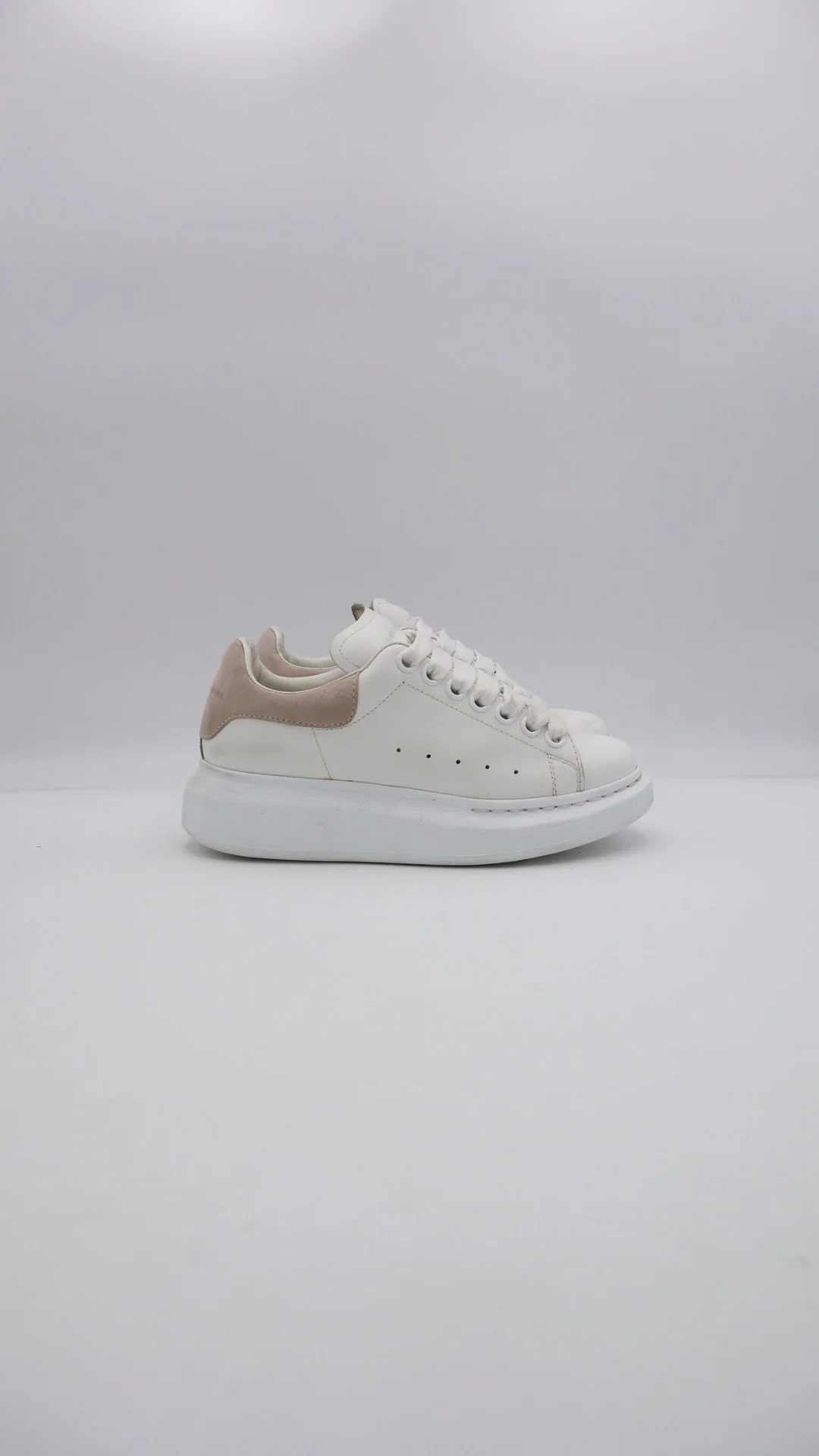 Mcqueen Pink Suede