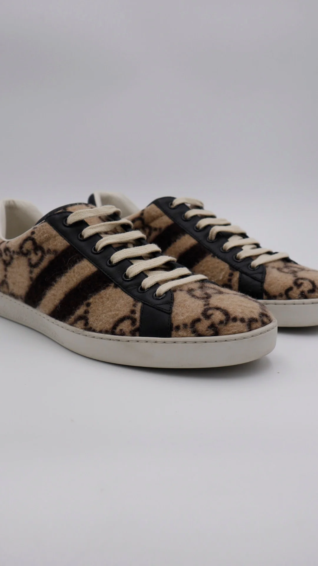Gucci Ace Wool Monogram  3