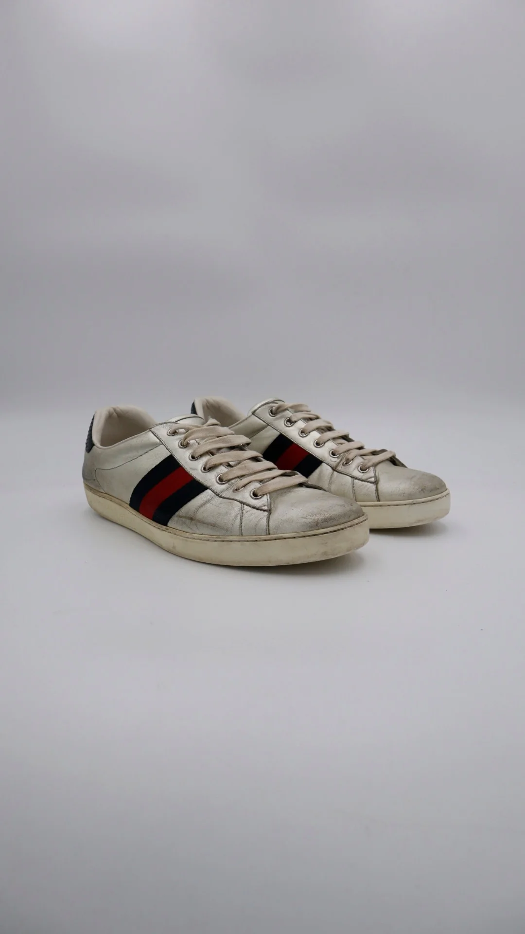 Gucci Ace Silver 2