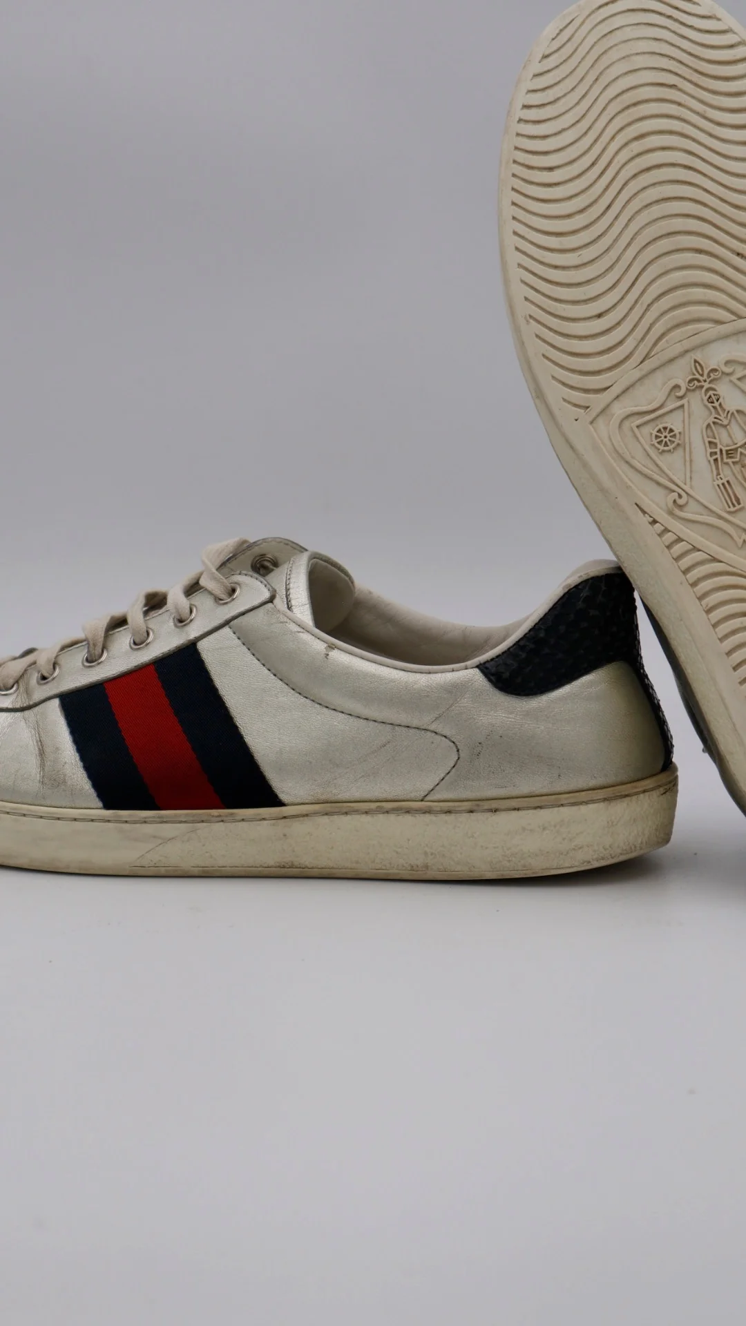 Gucci Ace Silver 5