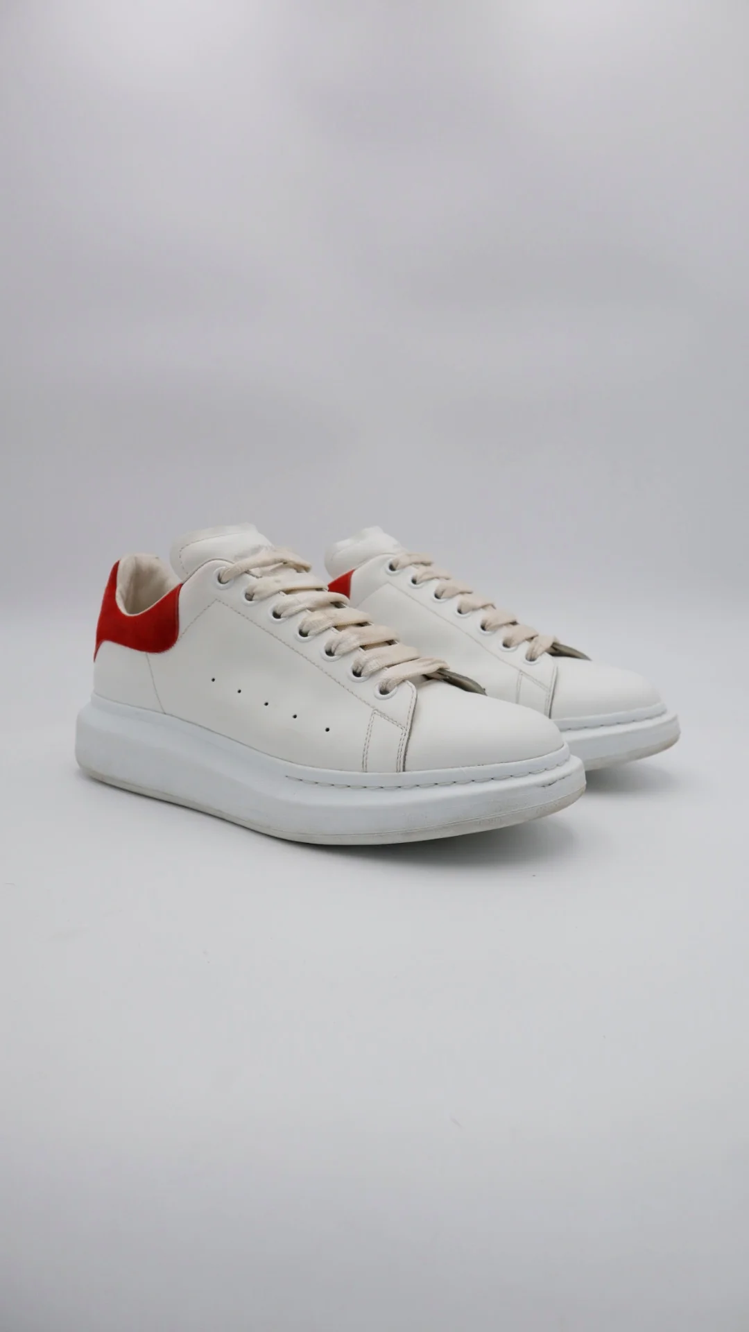 Mcqueen Red Suede 2