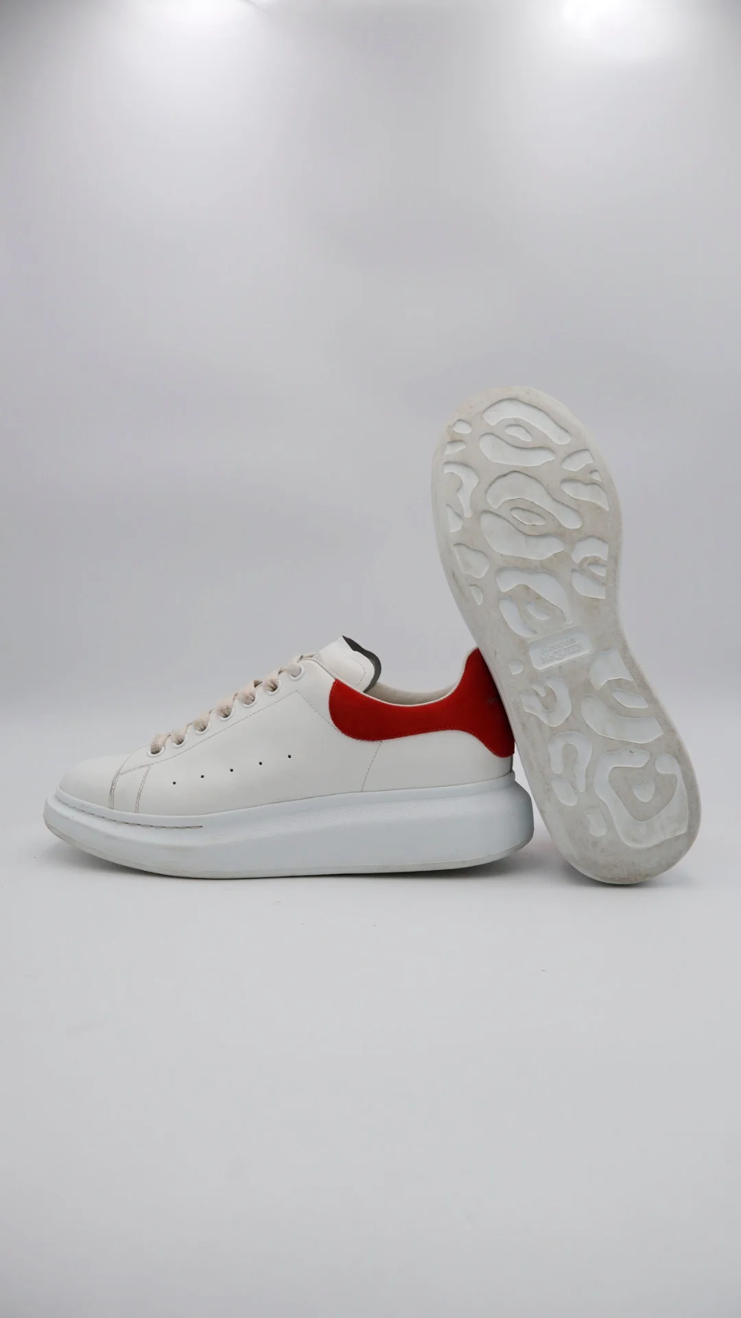 Mcqueen Red Suede 6