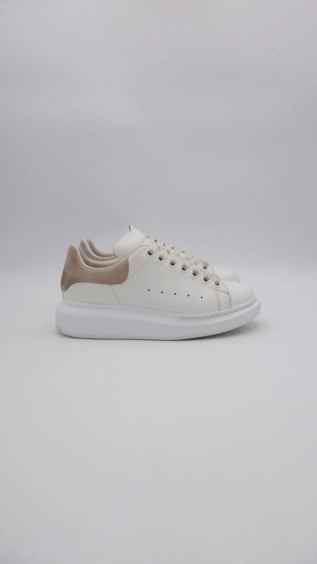 Mcqueen Pink Suede