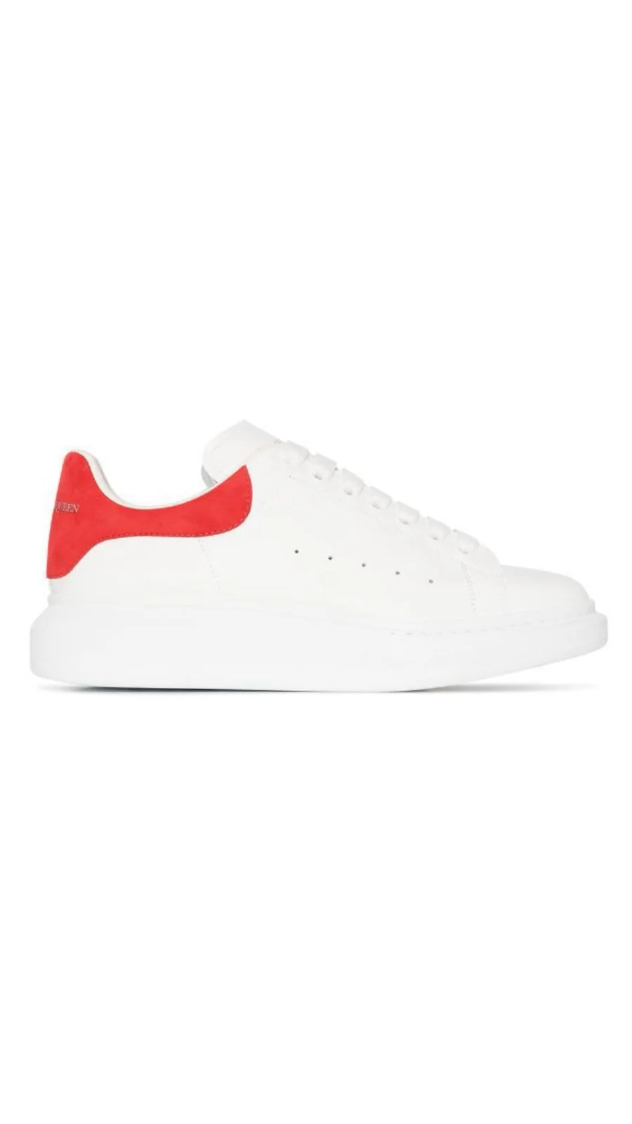 Mcqueen Red Suede