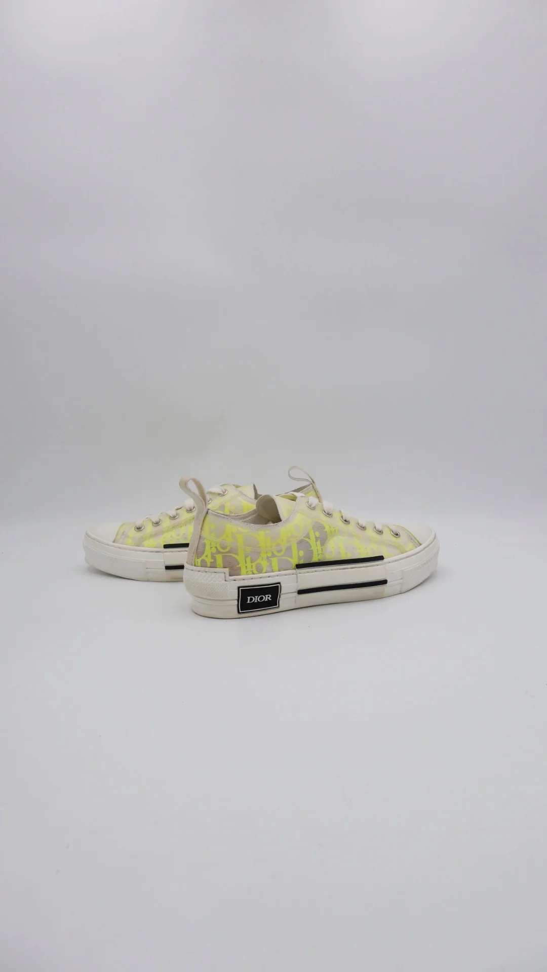 Dior B23 Low Yellow Oblique 4